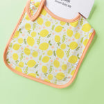 Lemon Blossoms Dream Baby Bib Milk & Baby