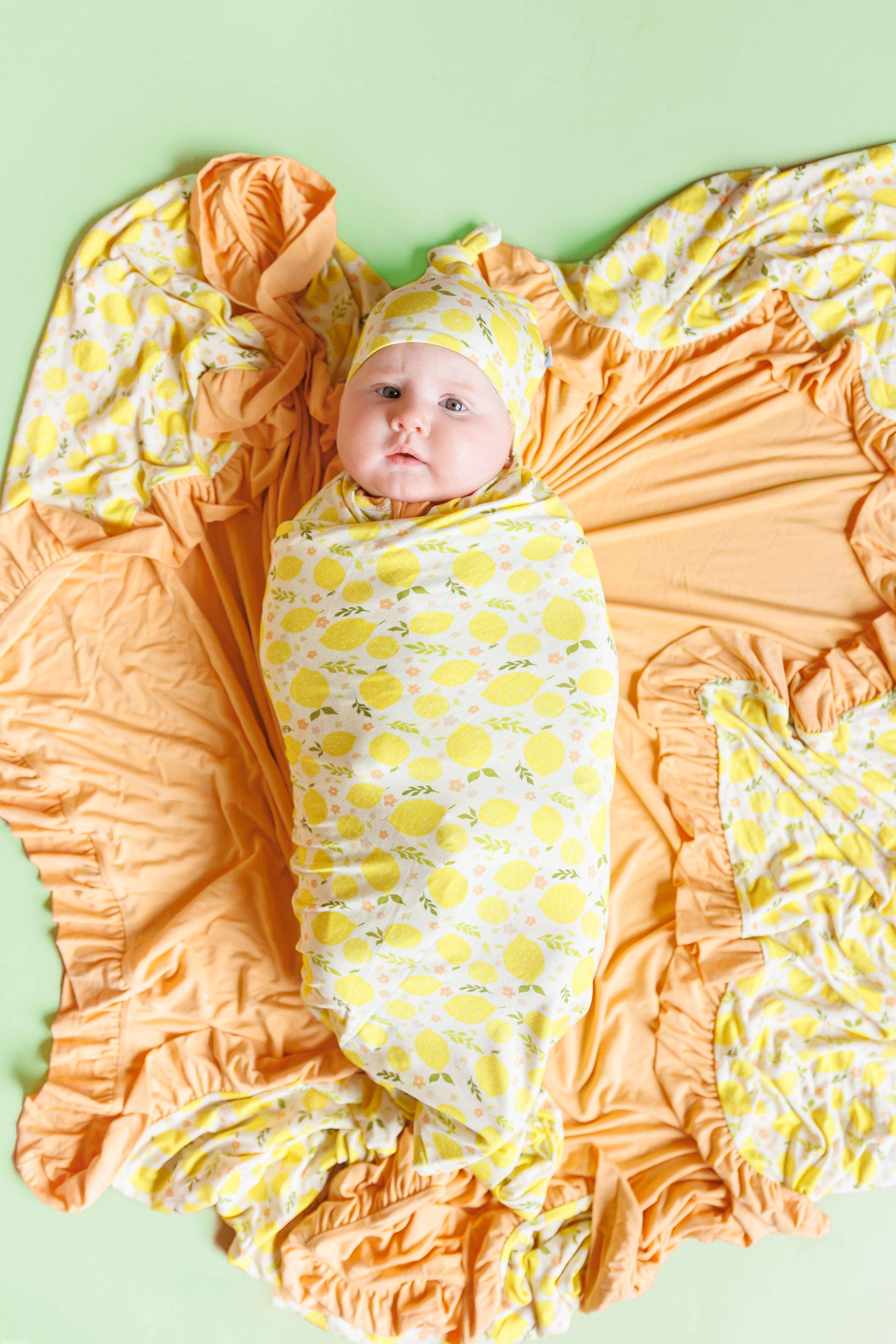 Lemon Blossoms Dream Blanket Milk & Baby