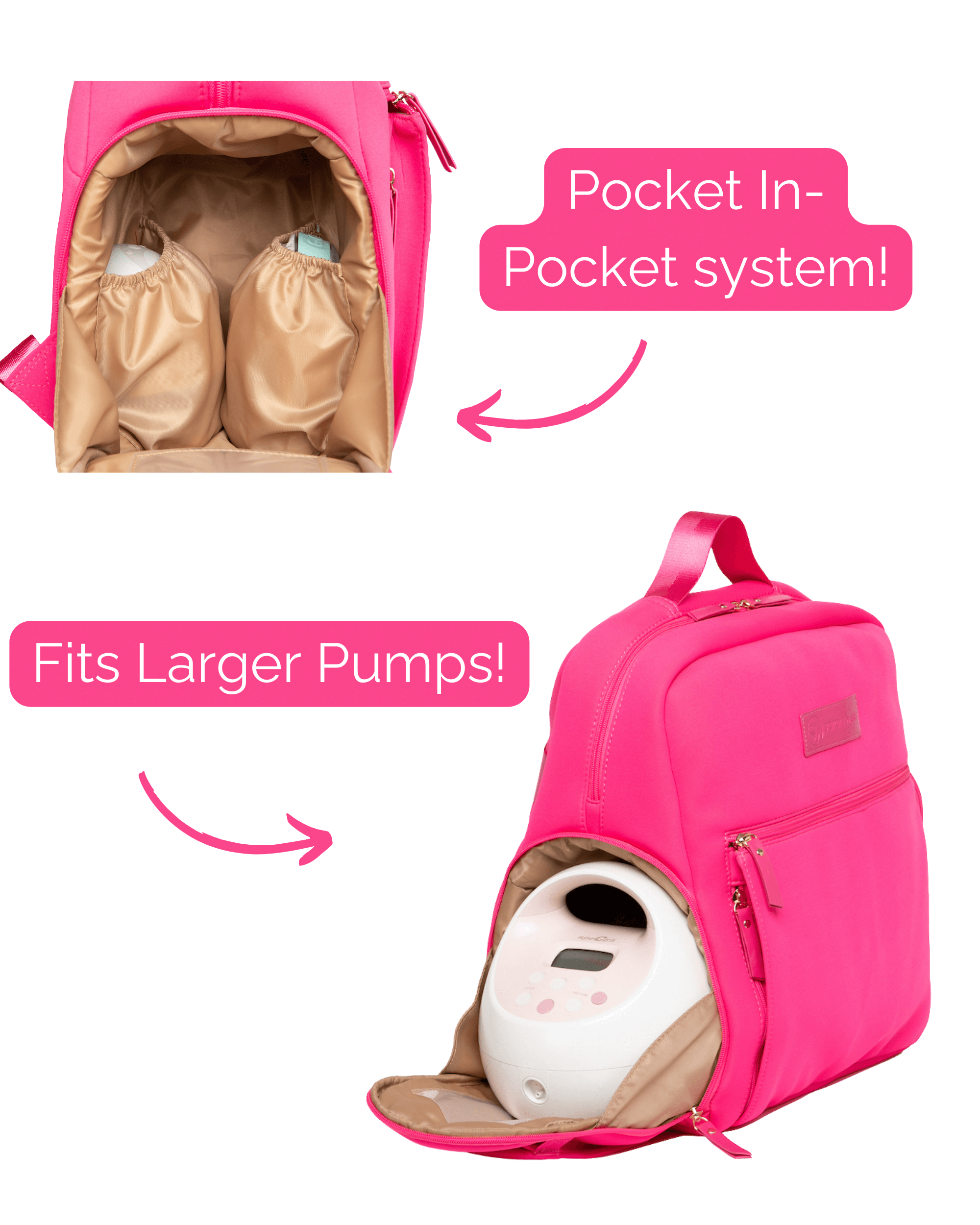 Fiona Breast Pump Backpack | Milk & Baby