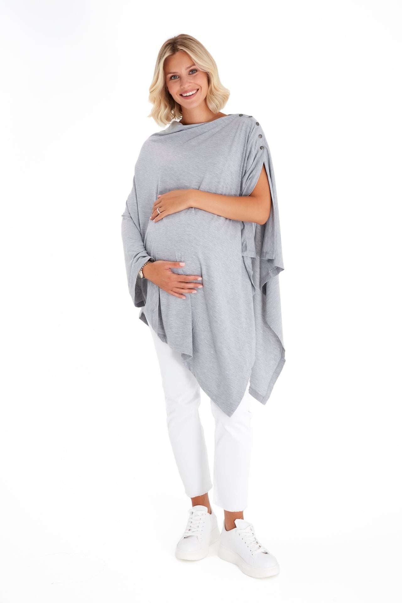 4in1 Supreme Cotton Cape as Maternity/Nursing Shawl Milk & Baby