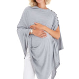 4in1 Supreme Cotton Cape as Maternity/Nursing Shawl Milk & Baby