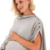 4in1 Supreme Cotton Cape as Maternity/Nursing Shawl Milk & Baby