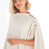 4in1 Supreme Cotton Cape as Maternity/Nursing Shawl Milk & Baby