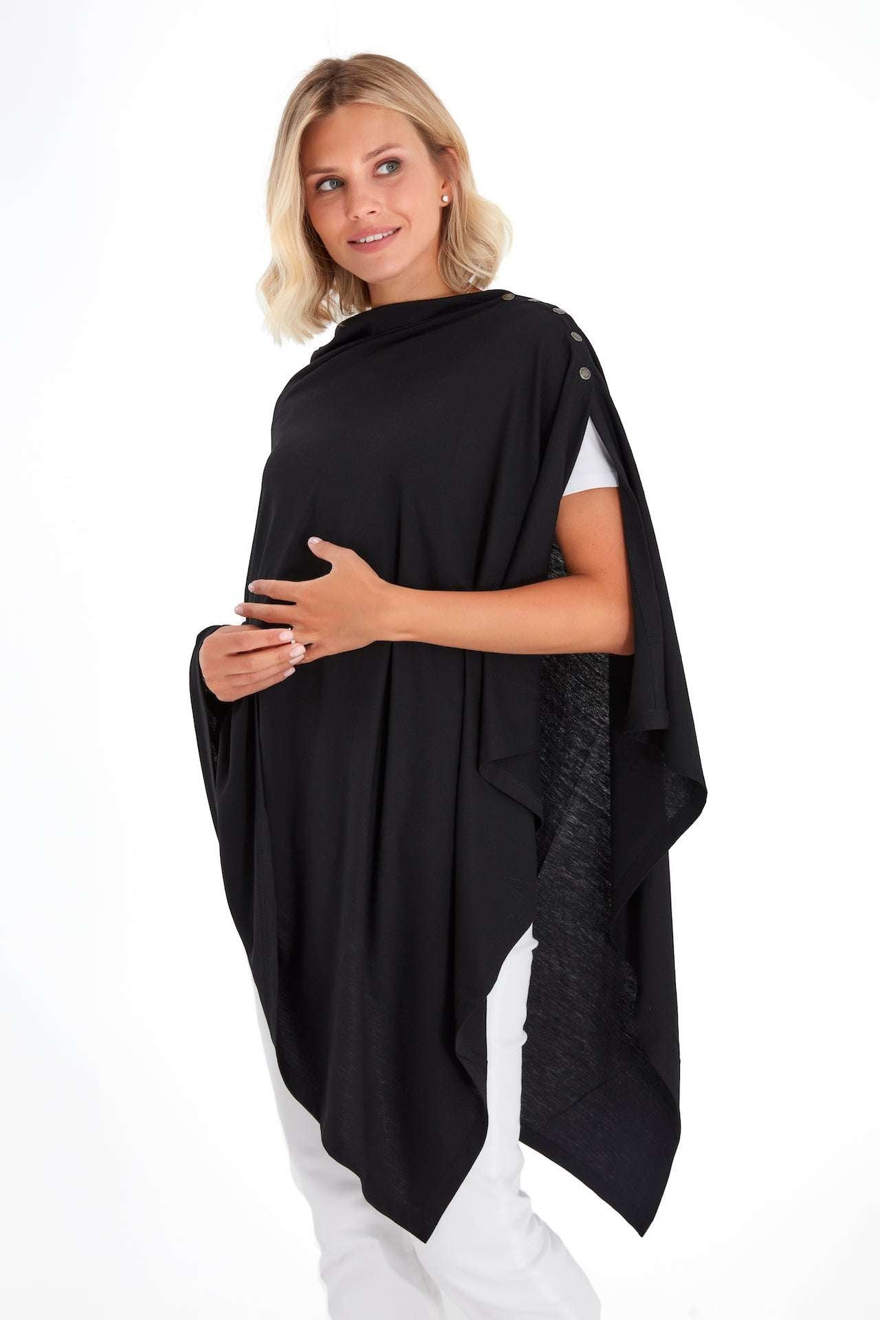 4in1 Supreme Cotton Cape as Maternity/Nursing Shawl Milk & Baby