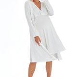 Sleep Well Maternity/Nursing Nightgown & Robe Set