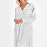 Sleep Well Maternity/Nursing Nightgown & Robe Set