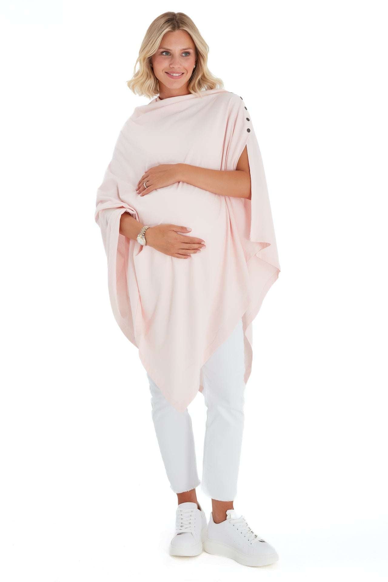 4in1 Supreme Cotton Cape as Maternity/Nursing Shawl Milk & Baby