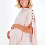 4in1 Supreme Cotton Cape as Maternity/Nursing Shawl Milk & Baby