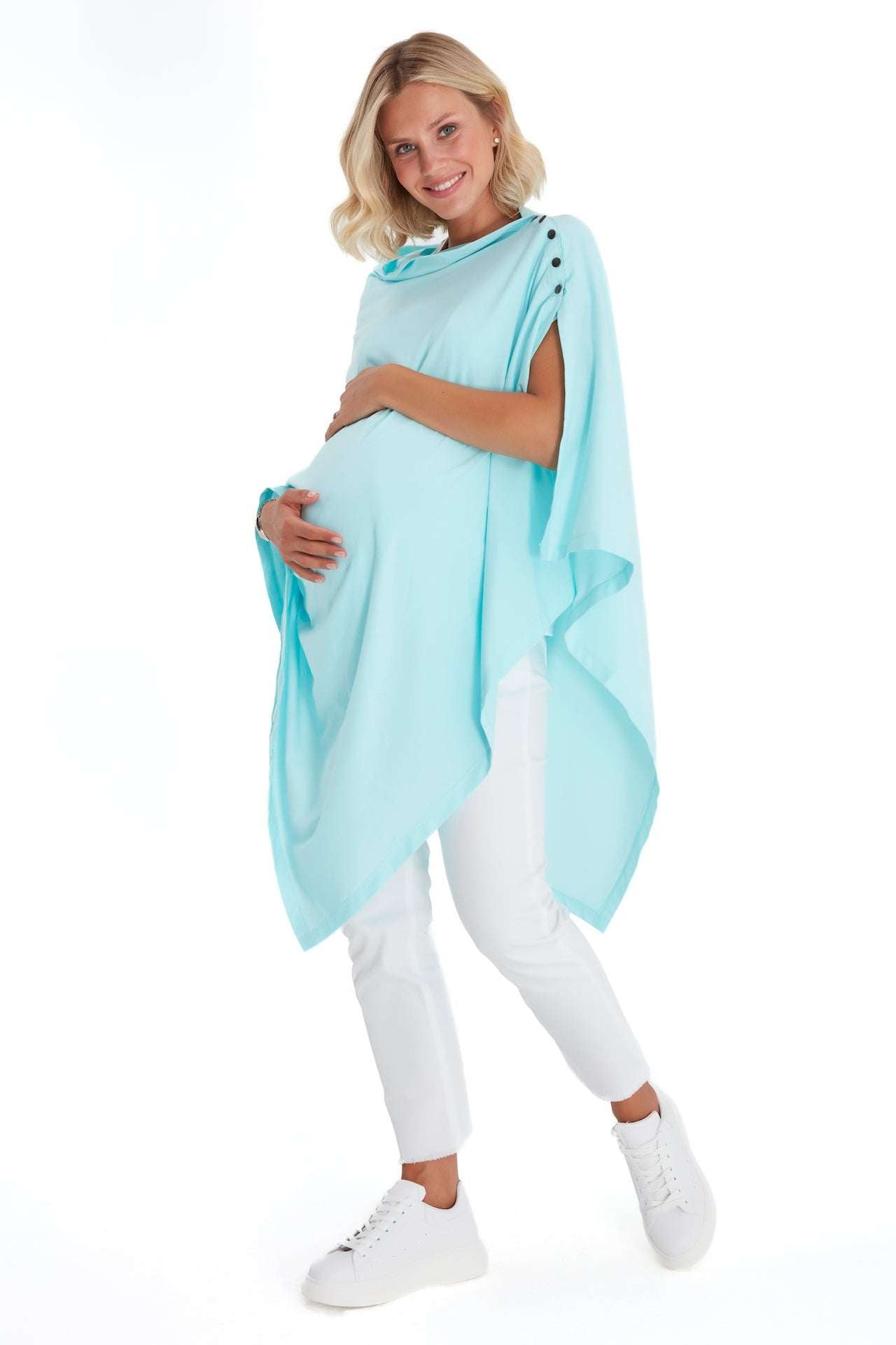 4in1 Supreme Cotton Cape as Maternity/Nursing Shawl Milk & Baby