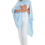 4in1 Multipurpose Supreme Cotton Cape as Maternity/Nursing Shawl