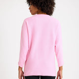 Let Loose Crossover Long Sleeve Maternity/Nursing Knit Top