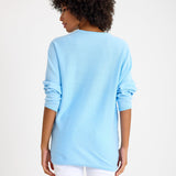 Let Loose Crossover Long Sleeve Maternity/Nursing Knit Top