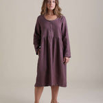 Brook Dress in Twilight | Nursing Friendly Milk & Baby