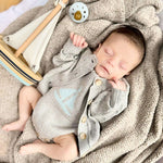 Luna + Luca Sailboat Baby Romper Milk & Baby