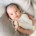 Luna + Luca Baby Pointelle Summer Set | Cream Milk & Baby