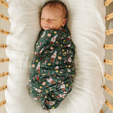 Green Nutcracker Stretch Swaddle