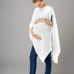 4 in 1 Multipurpose Knitwear as Maternity/Nursing Shawl Milk & Baby