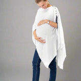 4 in 1 Multipurpose Knitwear as Maternity/Nursing Shawl Milk & Baby