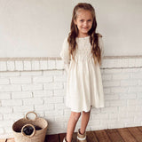 Flax | Women's Linen Dress Milk & Baby