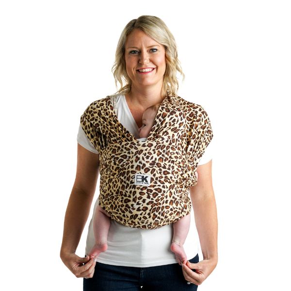 Baby K'tan Print Baby Carrier | Leopard Love | Milk & Baby