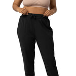 Bamboo Maternity & Postpartum Jogger | Black Milk & Baby