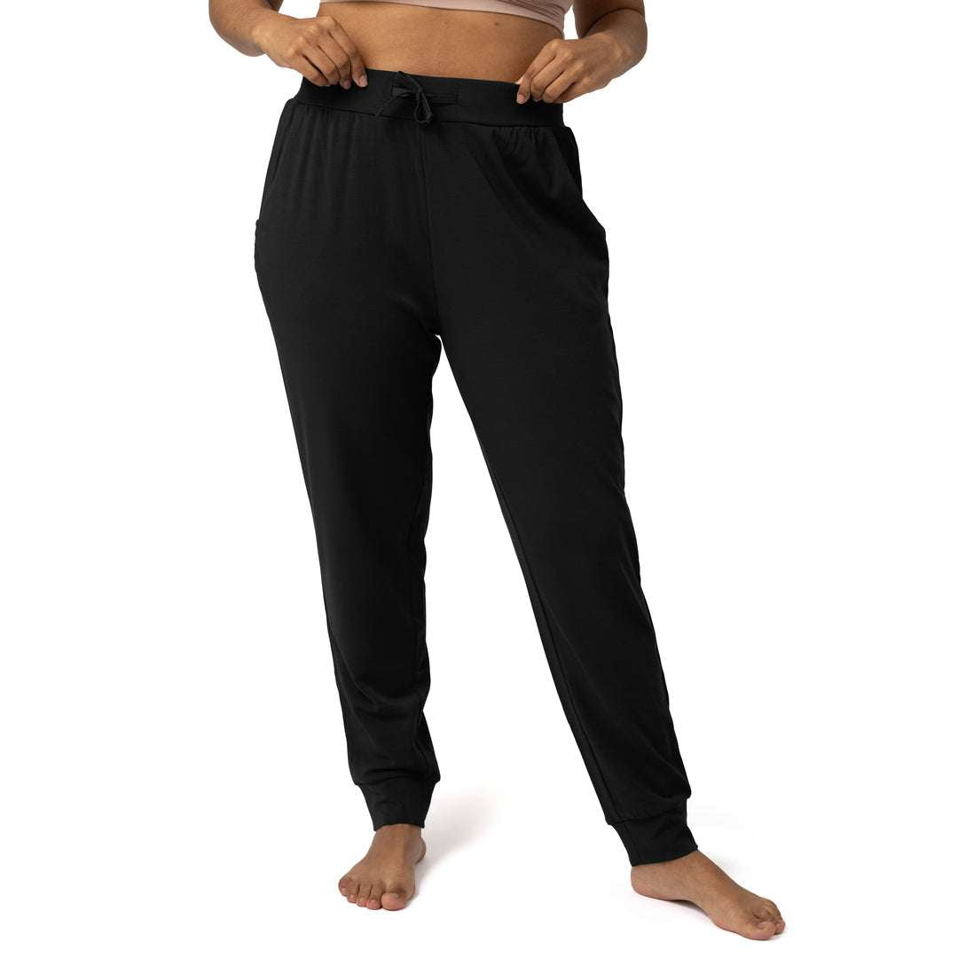 Bamboo Maternity & Postpartum Jogger | Black Milk & Baby