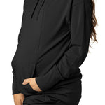 Bamboo Nursing Hoodie | Black Milk & Baby