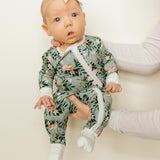 Botanical Bamboo Convertible Jumpsuit | Milk & Baby