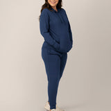 Bamboo Maternity & Nursing Hoodie | Navy