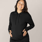 Bamboo Nursing Hoodie | Black Milk & Baby