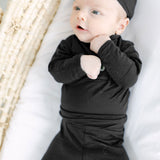 Top and Bottom Outfit and Hat Set (Newborn-12 months sizes) Black