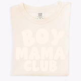 Boy Mama Monochromatic Puff Print Tee