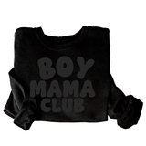 Boy Mama Club Monochromatic Puff Print Sweatshirt