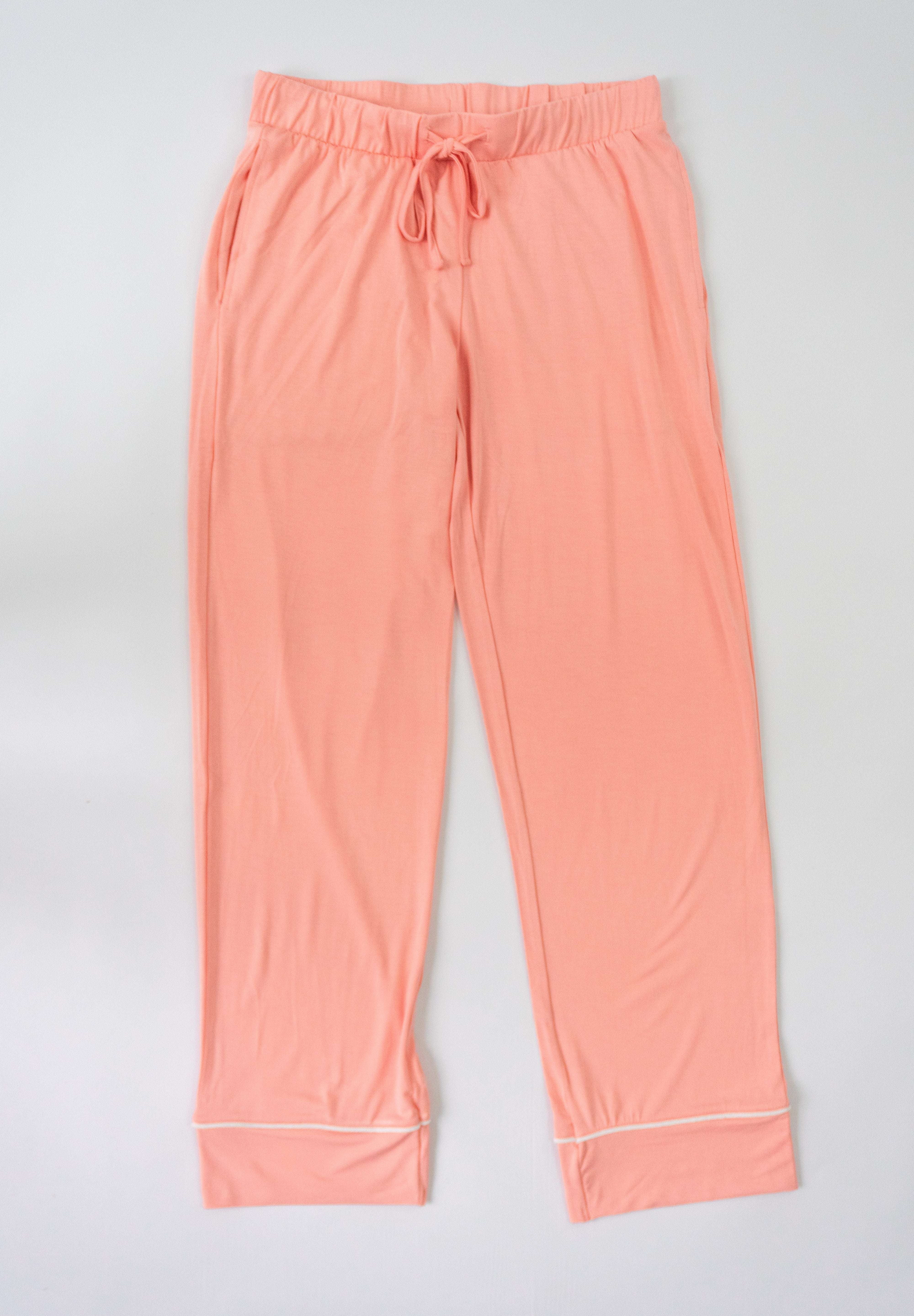 Peach | Adult Pajama Bottom Milk & Baby