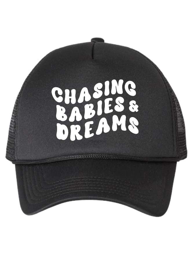 Chasing Babies & Dreams Trucker Hat | Milk & Baby 