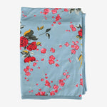 Cherry Blossom Teal Swaddle Milk & Baby