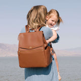 Freshly Picked Cognac Classic Diaper Bag II Milk & Baby