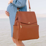 Freshly Picked Cognac Classic Diaper Bag II Milk & Baby