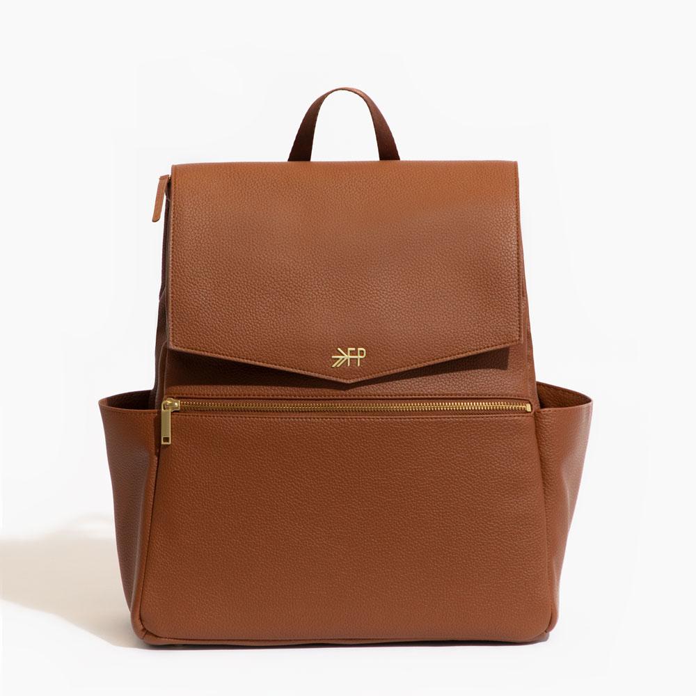 Freshly Picked Cognac Classic Diaper Bag II Milk & Baby