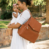 Cognac Classic Diaper Bag II