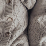 Luna + Luca Mixed Knit Jumpsuit Milk & Baby