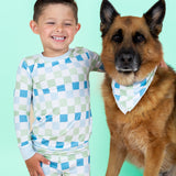 HIGH TIDE CHECKERS DREAM DOG BANDANA