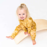 Mustard Tie-Dye Convertible Footie | Milk & Baby 