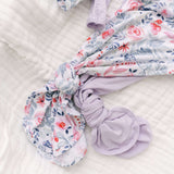 Stroller Society Knotted Baby Gown and Hat Set with Headband | Bloom Milk & Baby