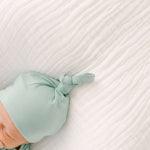 Emerson Knotted Baby Gown Set | Mint Milk & Baby