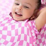 BUBBLEGUM WAVY CHECKERS DREAM SLEEP SACK