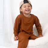 Copper Terry Dream Pullover Milk & Baby