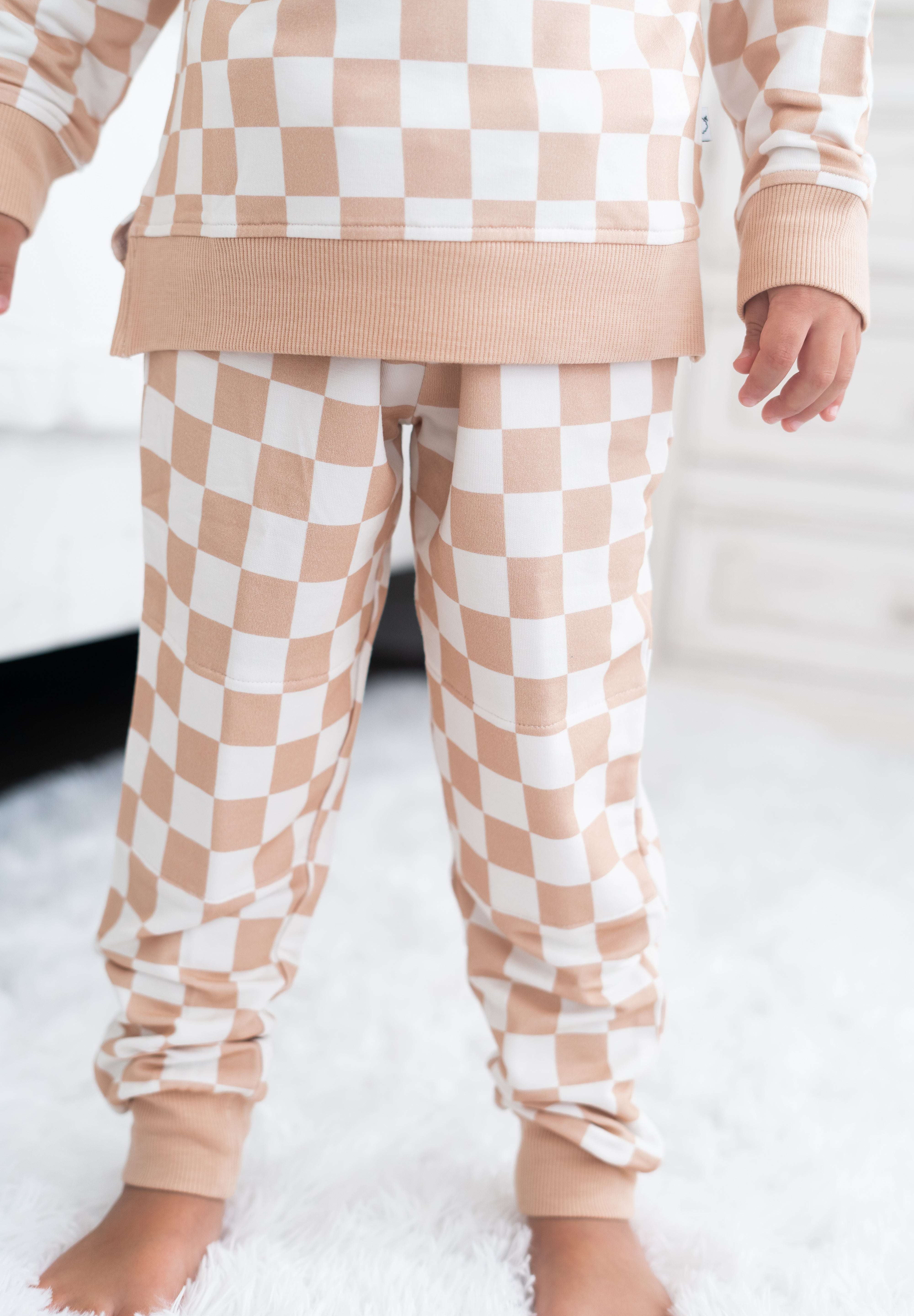 Sandy Checkers Dream Jogger Milk & Baby