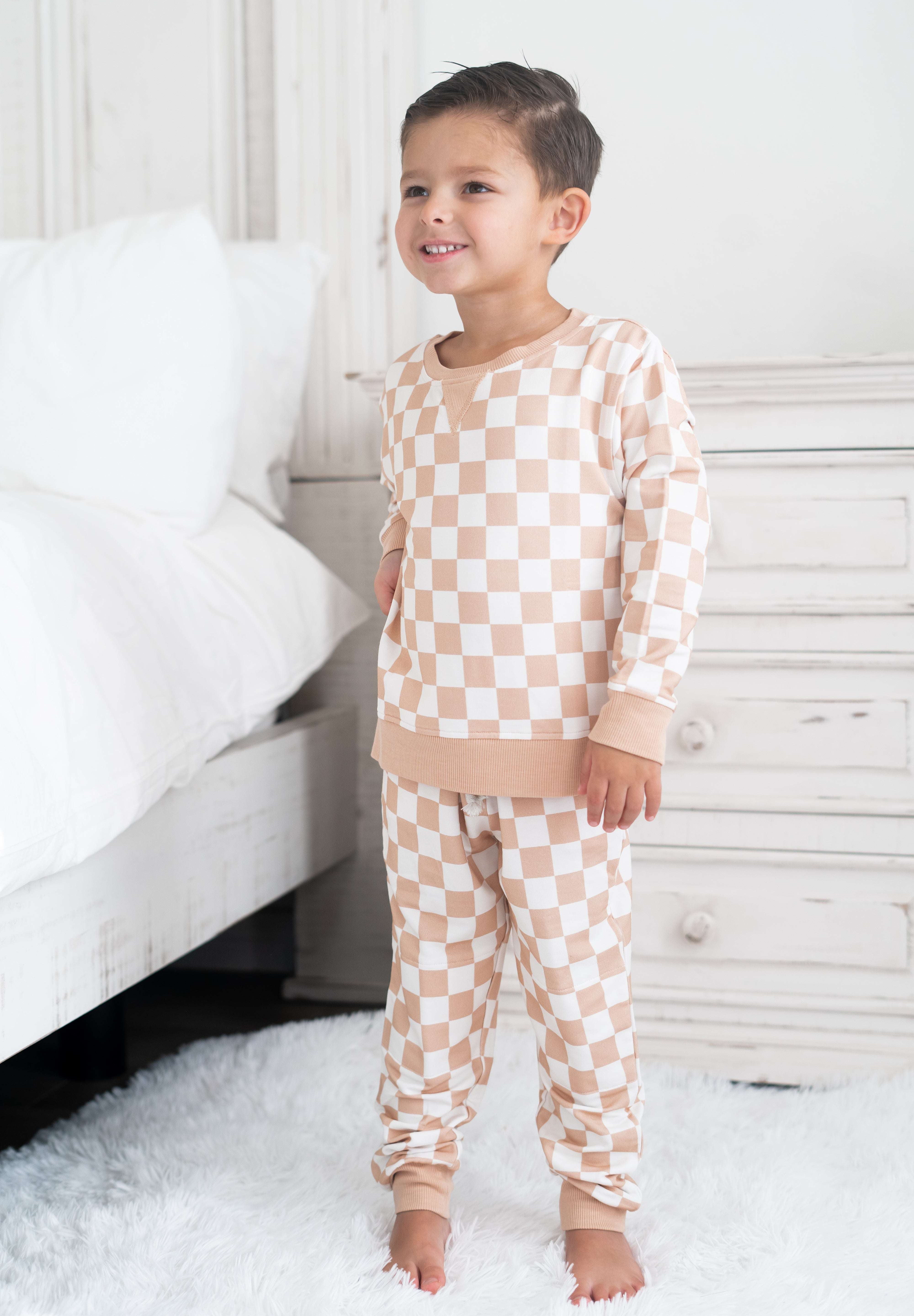 Sandy Checkers Dream Jogger Milk & Baby