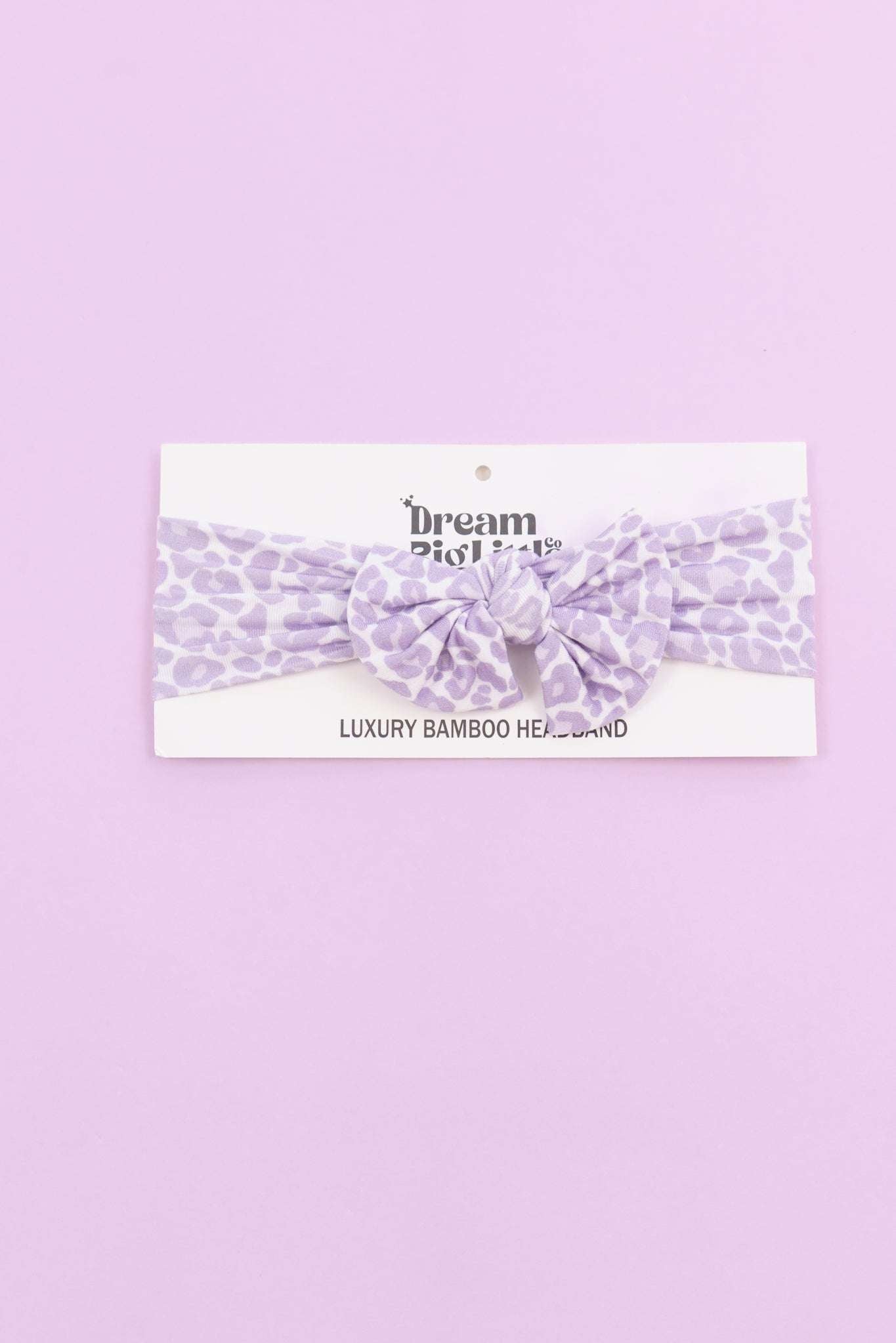 Lavender Leopard Dream Bow Milk & Baby